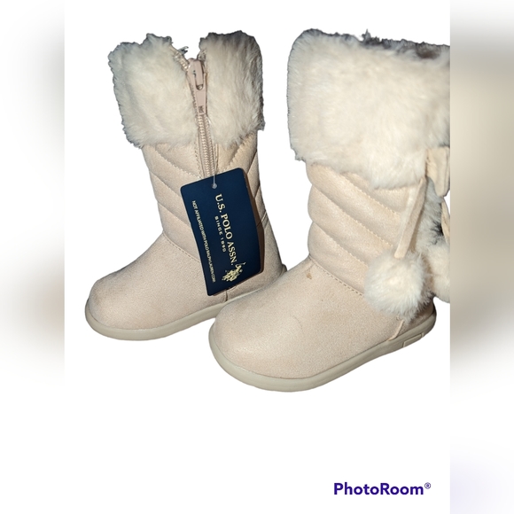 U.S. Polo Assn. Other - ON HOLD .  US Polo Assn. Toddler Fuzzy Boots size 7